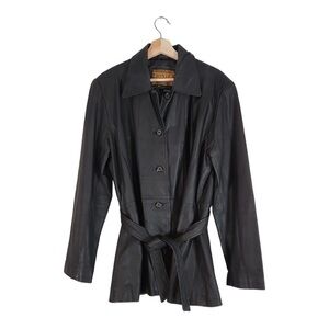 Vintage Monte Carlo Leather Jacket Size Large